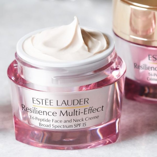 Estee Lauder Resilience Multi-Effect Tri-Peptide Face and Neck Creme 15ml @ Amazon