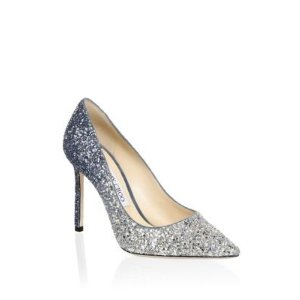 Jimmy Choo 渐变亮片高跟鞋