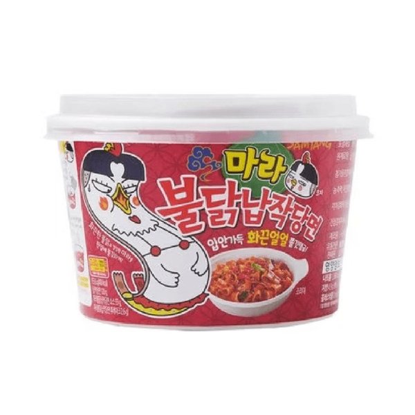 SAMYANGM三养 Buldak Flat Noodle Mara 155.6 g