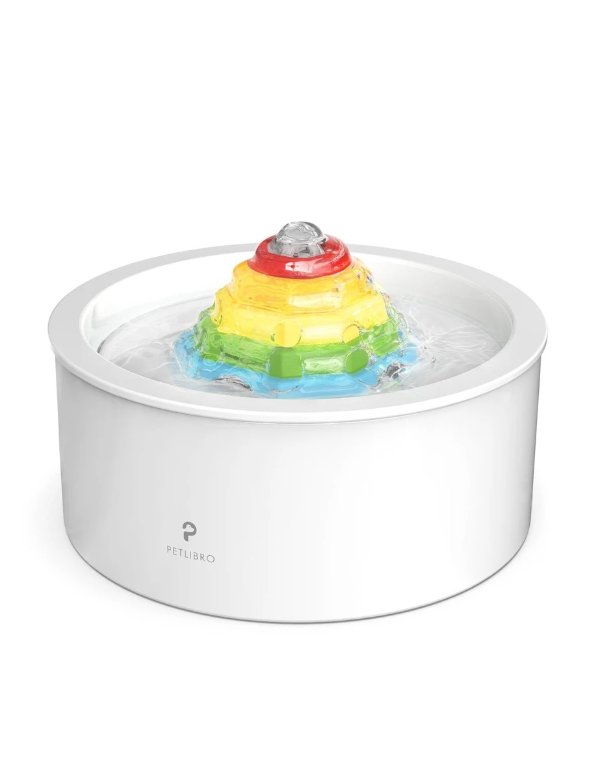 Rainbow Automatic Pet Water Fountain