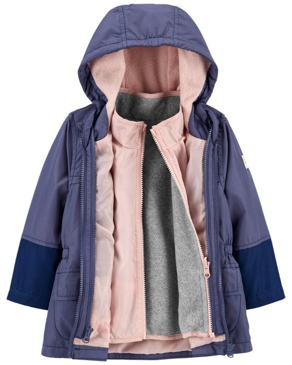 3-in-1 Fleece-Lined Reversible Jacket
