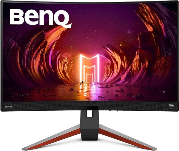 BenQ MOBIUZ EX3210R 32” 2K Curved Gaming Monitor | Extreme 1000R Curve | 165Hz 1ms | HDRi Optimization | Dual Speakers + Subwoofer | FreeSync Premium Pro | Eye-Care & Height/Tilt Adjustable Stand