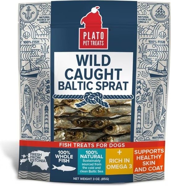 Plato Wild Caught Baltic Sprat Dog Treats
