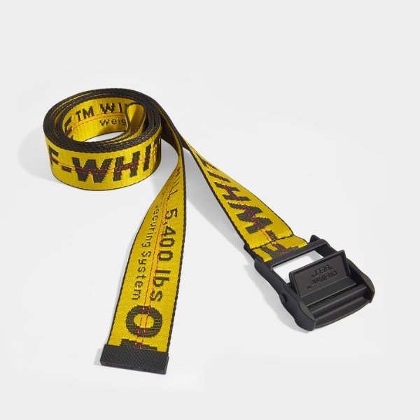 Classic Industrial Belt in Yellow Polyamide