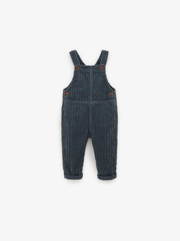 CORDUROY OVERALLS WITH POCKETS Details