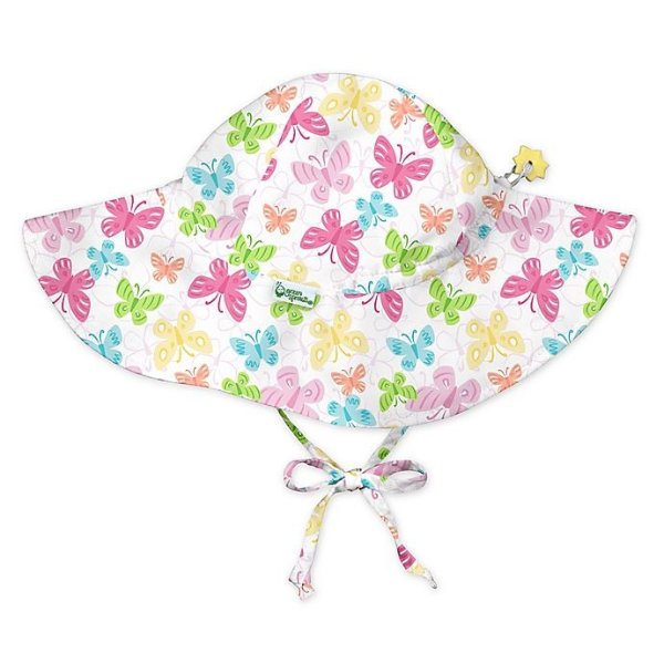 i play.® by green sprouts® Butterfly Brim Sun Protection Hat in White