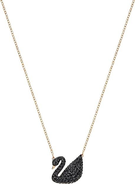 Women's Black Iconic Swan Crystal Jewelry Collection