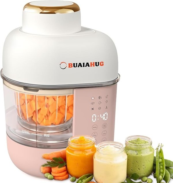 Baby Food Maker,10 in 1 Baby Food Processor Puree Machine, Steamer, Blender, Cooker, Masher, Puree, Keep Warm and Timer,Dishwasher Safe, Touch Screen Control