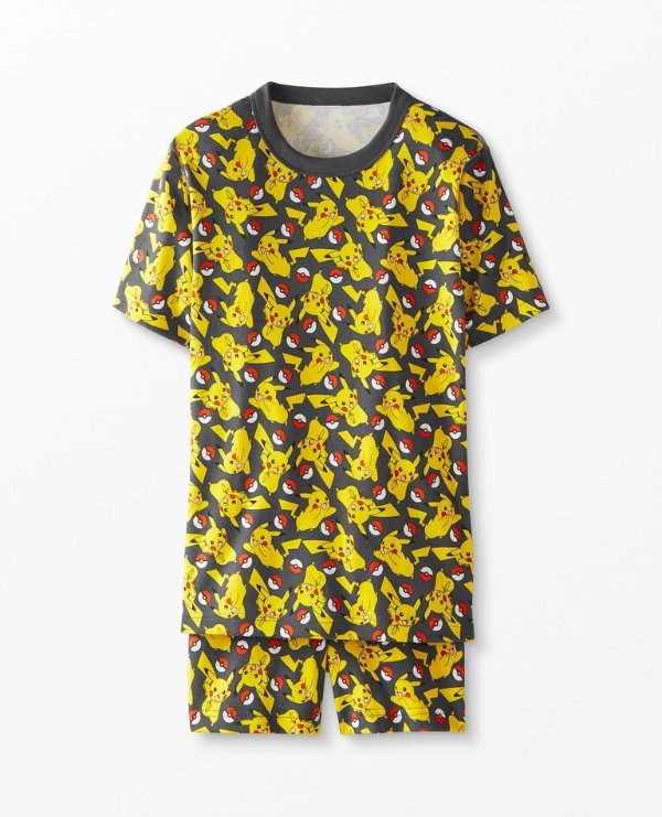 Adult Pokemon Short John Pajama Set