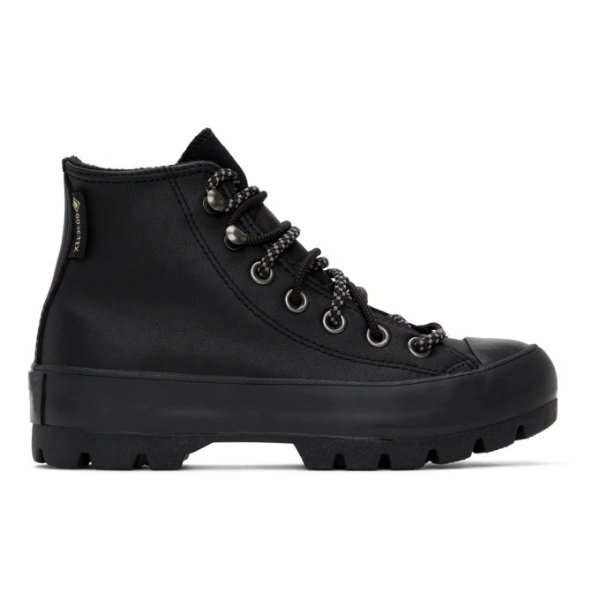 Black Winter Chuck Taylor Lugged High-Top Sneakers