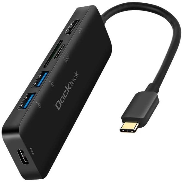 Dockteck 6合1 USB-C 集线器 4K 60Hz
