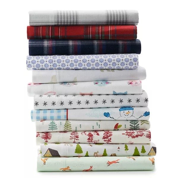 ® Flannel Sheet Set or Pillowcases