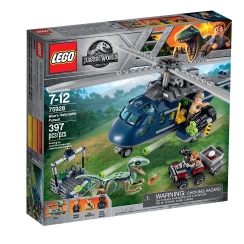 Jurassic World Blue's Helicopter Pursuit 75928