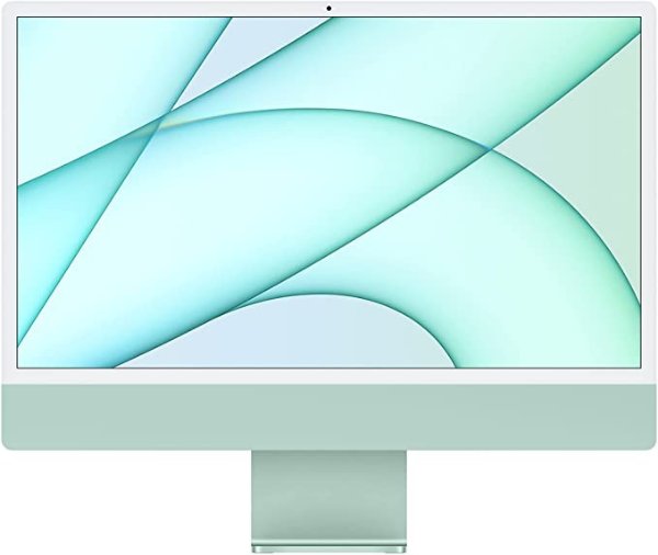 24-inch iMac with Retina 4.5K Display: Apple M1 chip with 8‑core CPU and 7‑core GPU, 256GB - Green