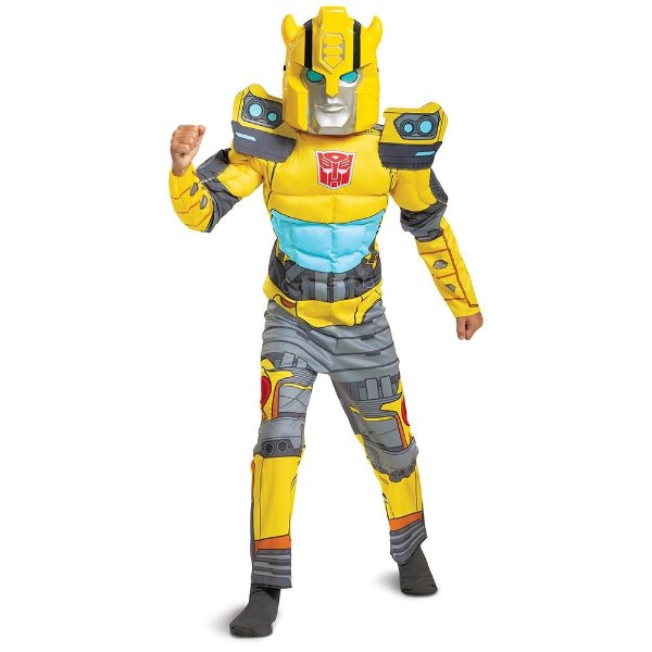 Disguise Transformers Boys Bumble Bee EG Muscle Halloween Costume