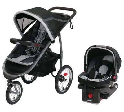FastAction 慢跑推车+SnugRide Click Connect 35婴儿座椅