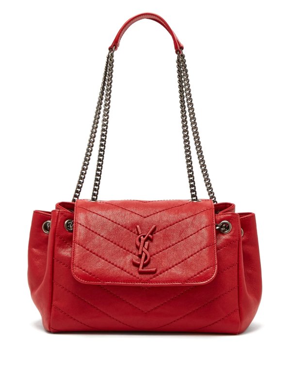 Nolita monogram chevron-quilted leather bag | Saint Laurent | MATCHESFASHION.COM US