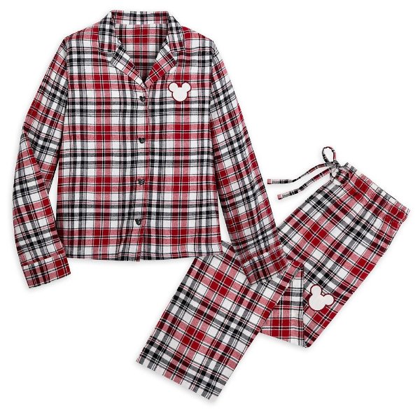 Mickey Mouse Holiday Plaid Sleep Set for Adults | shopDisney