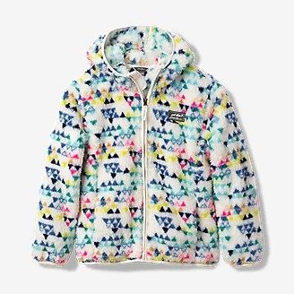 Kids' Quest Fleece Plush Hooded Jacket - Print
