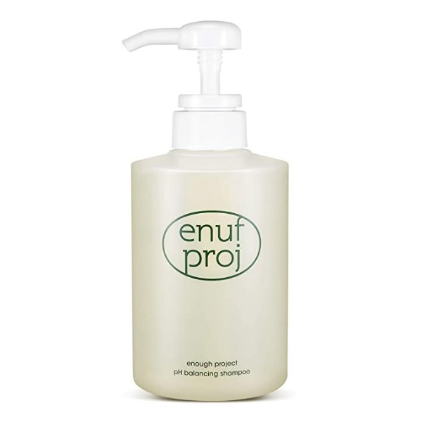 ENOUGH PROJECT PH 5.5 Balanced Scalp Care Shampoo with Moisturizes and Strengthens Scalp Barrier with Organic First-brew Tea And Cooling Peppermint, No Parabens Silicone Oil 15.05 Oz (Normal)