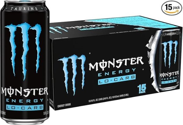 Monster Energy 低碳水能量饮料16oz 15罐