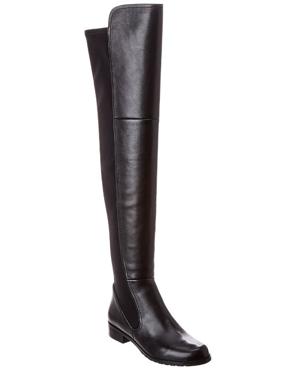 Langdon Leather Over-The-Knee Boot