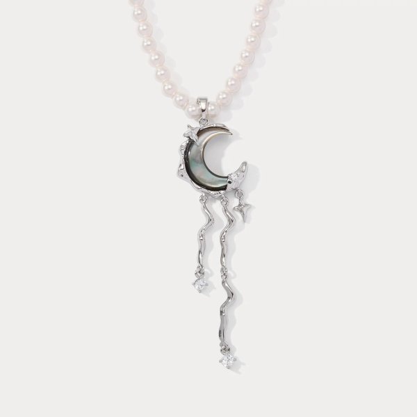 月潮珍珠贝母项链