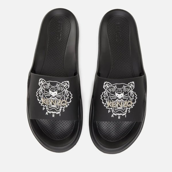 Men's Tiger Slide Sandals - Black