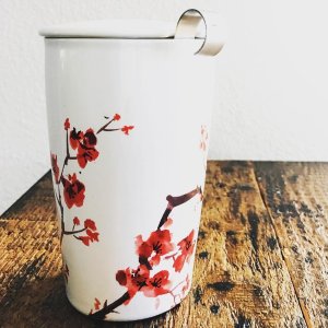 闪购：Tea Forte KATI 带茶滤 樱花杯