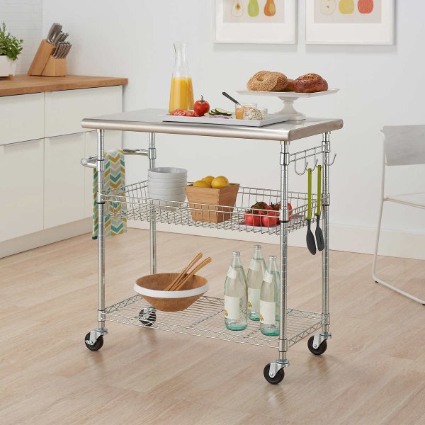 EcoStorage® Stainless Steel Kitchen Cart
