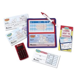 Learning Resources Pretend and Play Checkbook With Calculator