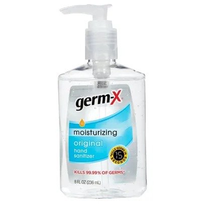 Germ-X 可按压免洗洗手液- 8 oz