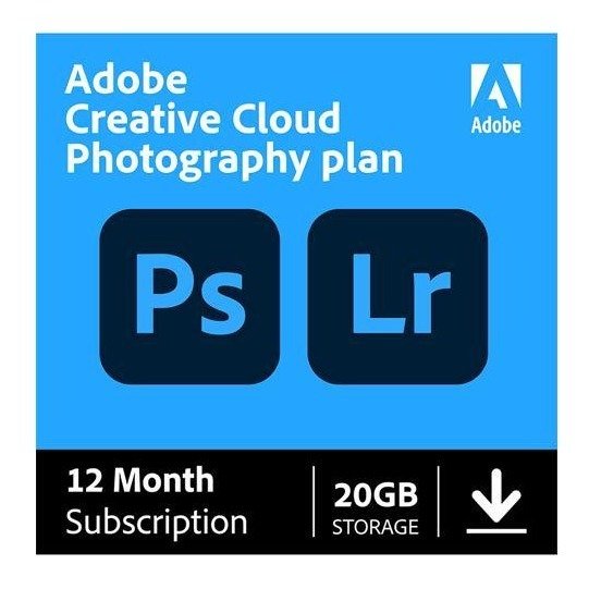 Creative Cloud Photography 12月订阅(PS+LR) 带 20GB 云存储