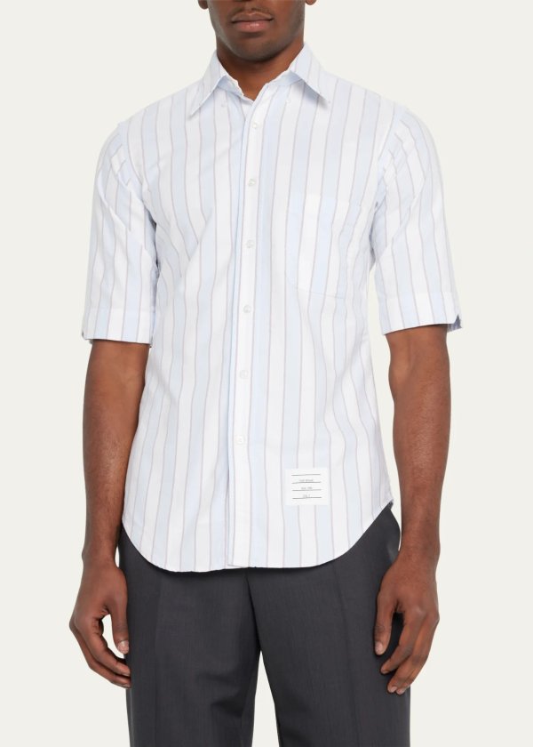 Men's Awning Striped Sport Shirt