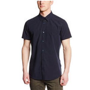 Calvin Klein Sportswear Men's Multi Stripe Plain Weave Woven Shirt