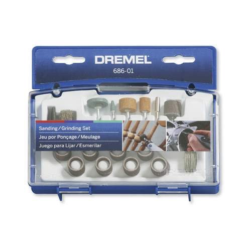 Rotary Tool Sanding/Grinding Accessory Set (31-Piece)