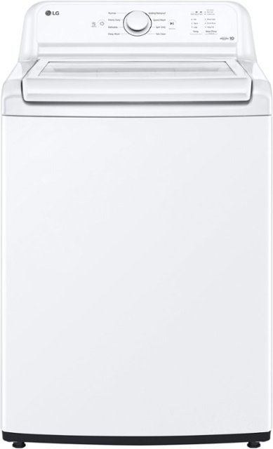 - 4.1 Cu. Ft. Top Load Washer with SlamProof Glass Lid - White