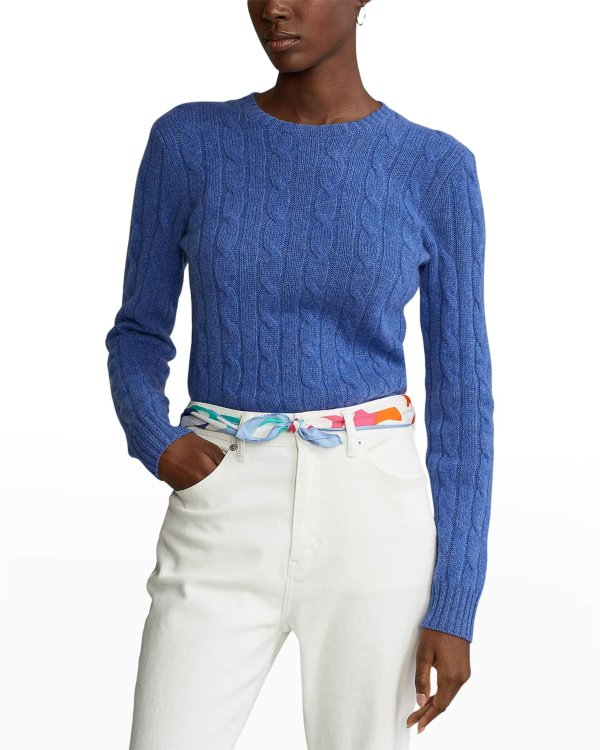 Julianna Cashmere Cable-Knit Sweater