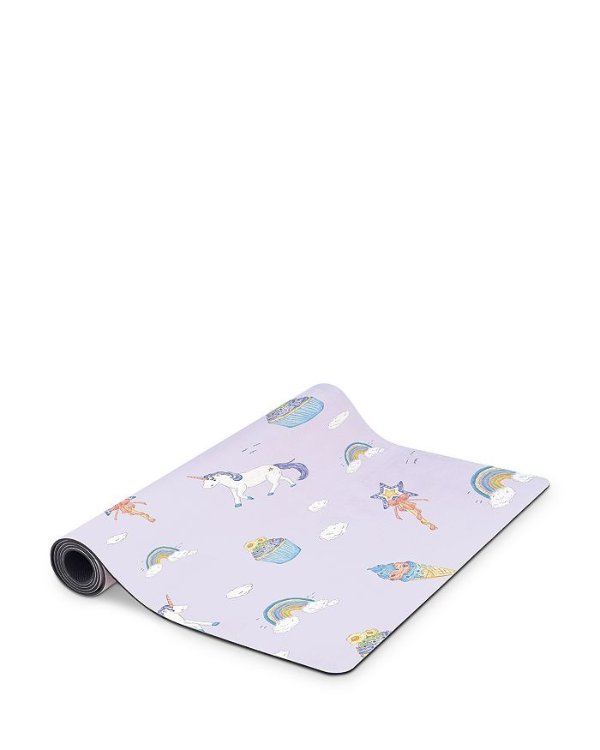 Luxe Kids Yoga Mat – Enchanted Print - Ages 3+