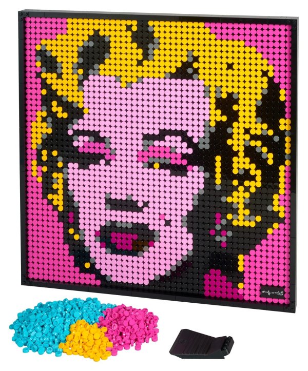 Andy Warhol's Marilyn Monroe 31197 | LEGO® Art | Buy online at the Official LEGO® Shop US