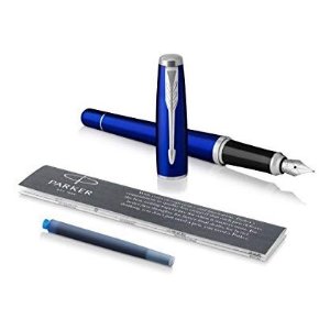Amazon Parker Urban Fountain Pen, Fine Nib with Blue Ink Refill