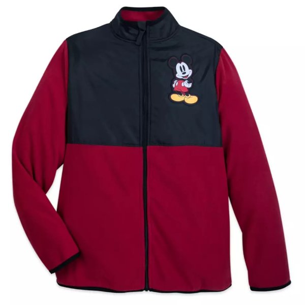 Mickey Mouse Pieced Fleece Jacket for Adults