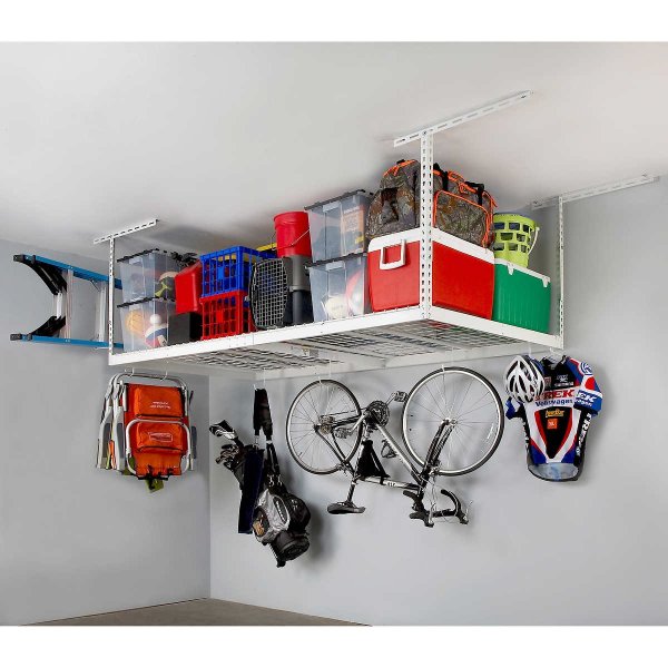 4 ft. x 8 ft. Overhead Garage Storage Rack and Accessories Kit