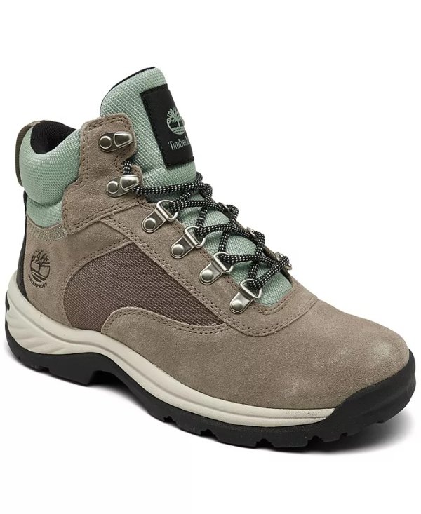 Women's White Ledge Water-Resistant Hiking Boots from Finish Line