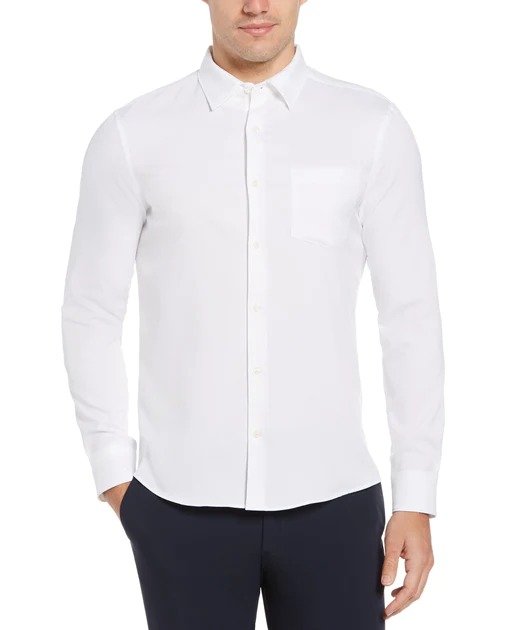 Untucked Total Stretch Slim Fit Solid Shirt