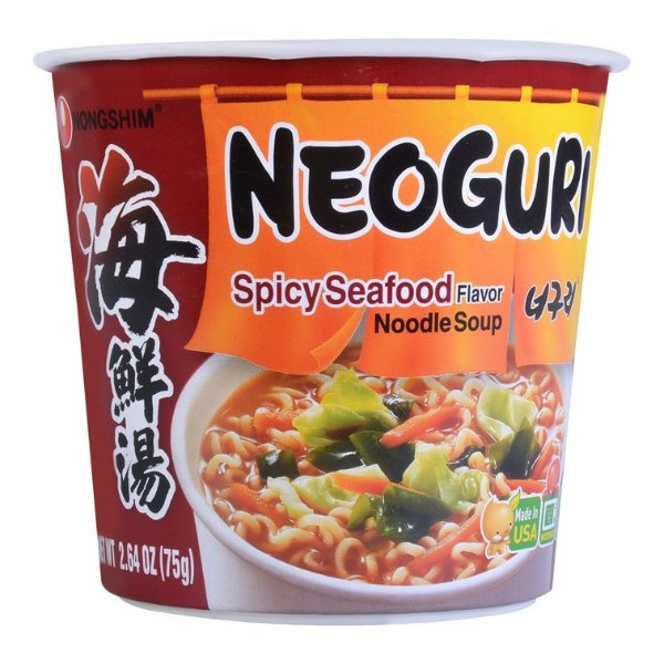 NONGSHIM Neoguri Cup Noodles Spicy Seafood Flavor 75g