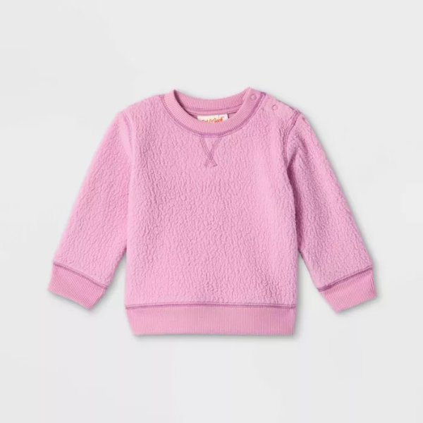 Baby Fleece Pullover Sweatshirt - Cat & Jack™