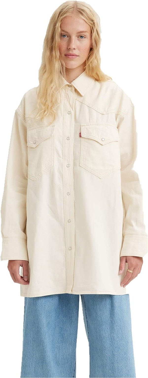Women's Dylan Oversized Western Shirt (Also Available in Plus)