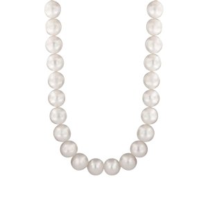 Effy珍珠真的很显气质925 纯银淡水 10 毫米珍珠项链