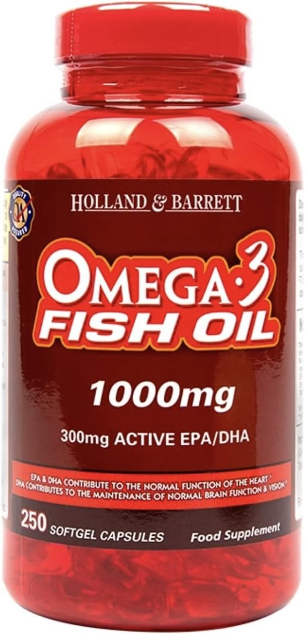 Omega 3 鱼油 250粒1000mg
